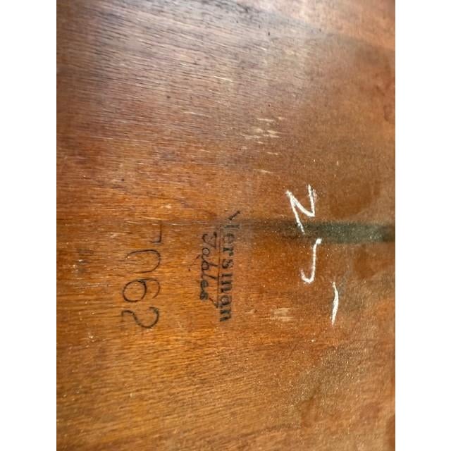 Brown 1960s Vintage Mid Century Modern Mersman Accent Table For Sale - Image 8 of 8