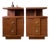 Restored Pair of "Titan" Nightstands by Kent Coffey For Sale