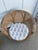 Pair of Barrel Back Woven Rattan Chairs For Sale - Image 4 of 12