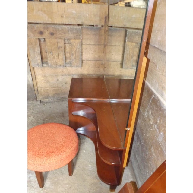 Midcentury Modern Mahogany Makeup Vanity Chairish