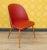Red Cocktail Chair, 1950s For Sale - Image 12 of 12