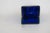 Cobalt Blue Glass Bud Vase Mid Century Modern Rectangular Murano Style 4922b For Sale - Image 11 of 12