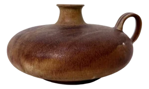 Jar-Shaped Studio Ceramic Art Vase by Renate & Hans Heckmann, Germany, 1960s