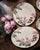 This product is a vintage pair of romantic pink English rose bone china dessert dishes designed by David Austin. Made in...