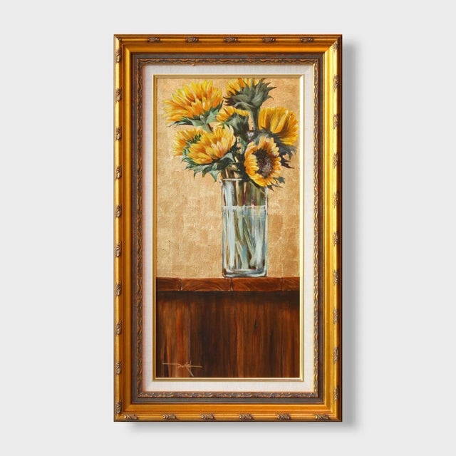 This is a one-of-a-kind original acrylic and imitation gold leaf painting by San Diego artist, Duke Windsor. Its...