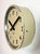 Mid-Century Modern Industrial Beige Factory Wall Clock from IBM, 1950s For Sale - Image 3 of 16