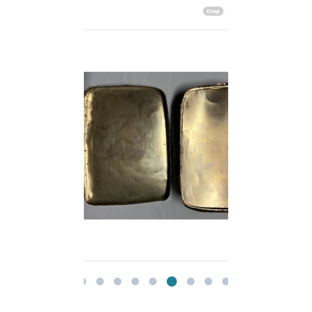 Antique Chinese Porcelain Shard Box For Sale - Image 11 of 11