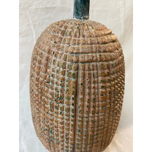 1980s Vintage 1980s Wood Carved Jackfuit/Durian and Round Fruits - 4 Pieces For Sale - Image 5 of 10