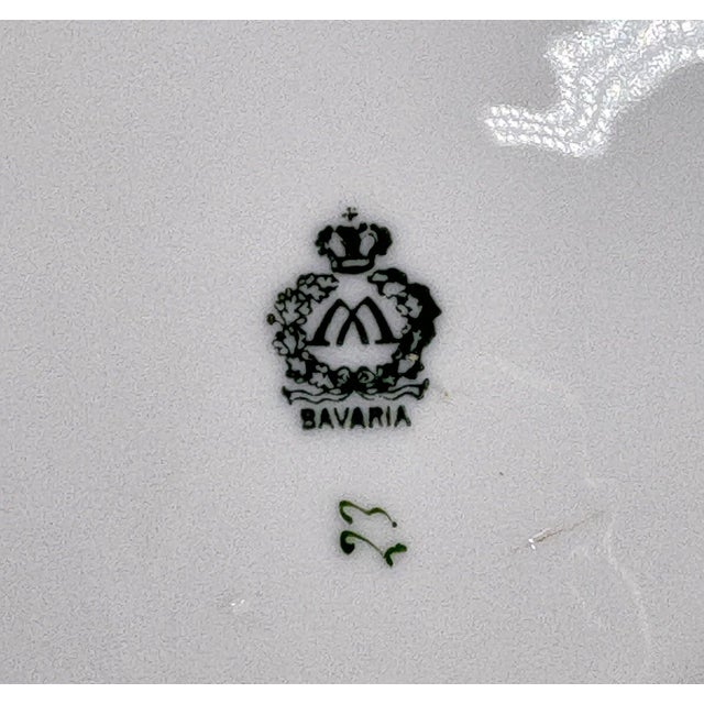 Antique Moschendorf Bavaria "Ladies of Leisure" Cabinet Plates - Set of 6 For Sale - Image 9 of 9