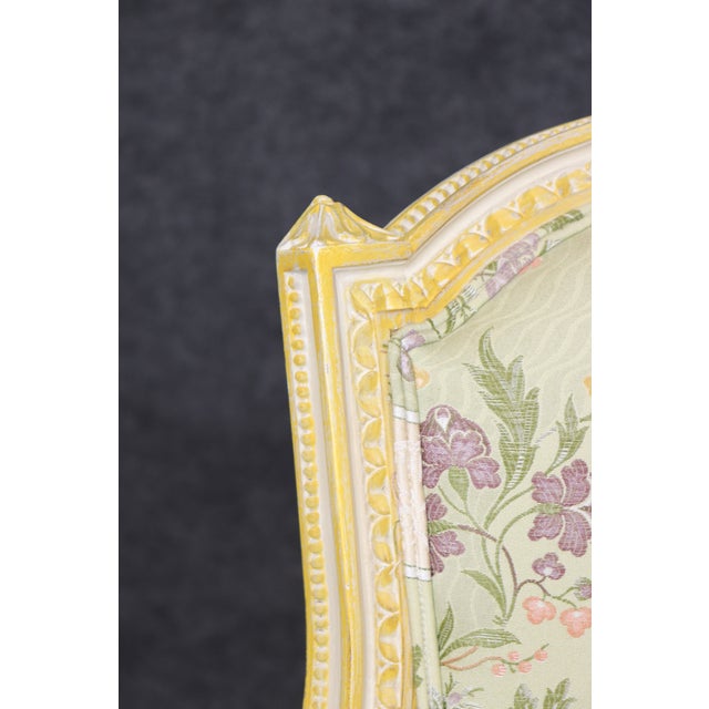 French Louis XVI Style Paint Decorated Settee For Sale In Philadelphia - Image 6 of 13