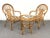 Mid-Century Italian Rattan & Bamboo Sofa, Armchairs & Coffee Table, 1960s, Set of 4 For Sale - Image 11 of 17