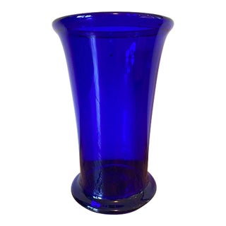 Tiffany & Co Cobalt Artist Signed Vase, Wm Gudenrath For Sale