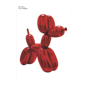 2012 Jeff Koons (After) 'Balloon Dog (Red)' Pop Art Red Switzerland Offset Lithograph
