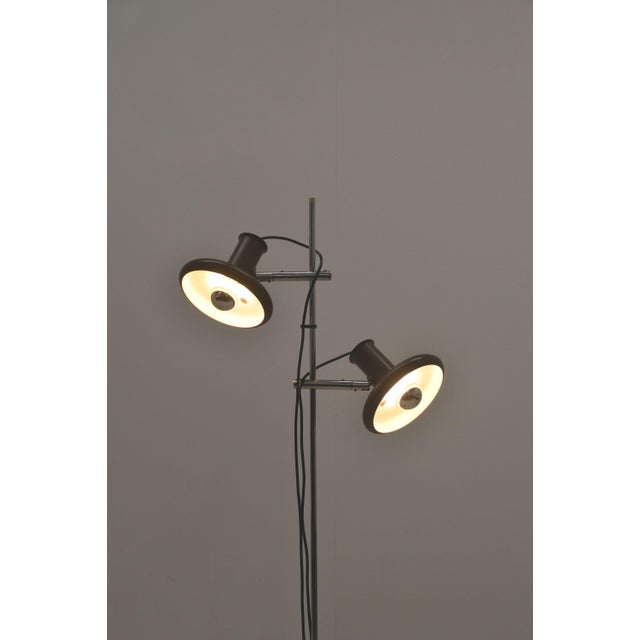 Black Danish Optima 4 Floor Lamp by Hans Due for Fog & Mørup, 1972 For Sale - Image 8 of 11
