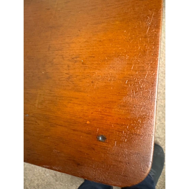 Brown Antique Victorian Walnut 3 Drawer Bachelors Chest With Carved Pulls For Sale - Image 8 of 8