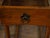 Pair of Teak 19th Century Console Tables with Drawers and Humpback Stretchers For Sale - Image 11 of 12