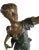 Emile Bruchon Spelter "L'Orage" Sculpture on Marble Base - Signed - For Sale - Image 9 of 12