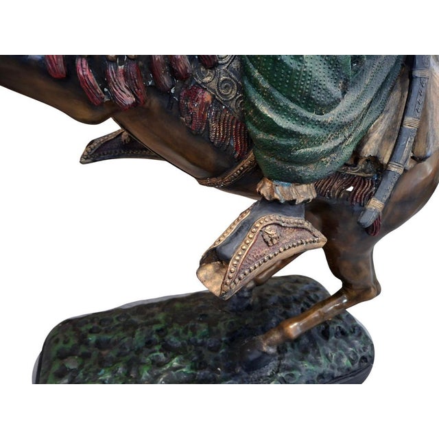 Knight on Horseback, 1990, Bronze For Sale - Image 6 of 9