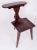 Traditional Mid 20th Century Vintage Brass Inlaid Mahogany Betting Chair by M. Hyat & Bros. For Sale - Image 3 of 9