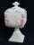 Westmoreland Milk Glass Beaded Edge Square Grape Pedestal Candy Bowl For Sale - Image 9 of 11
