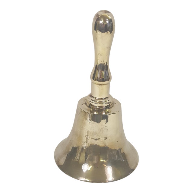 Solid Brass Train Conductor's Bell Chairish