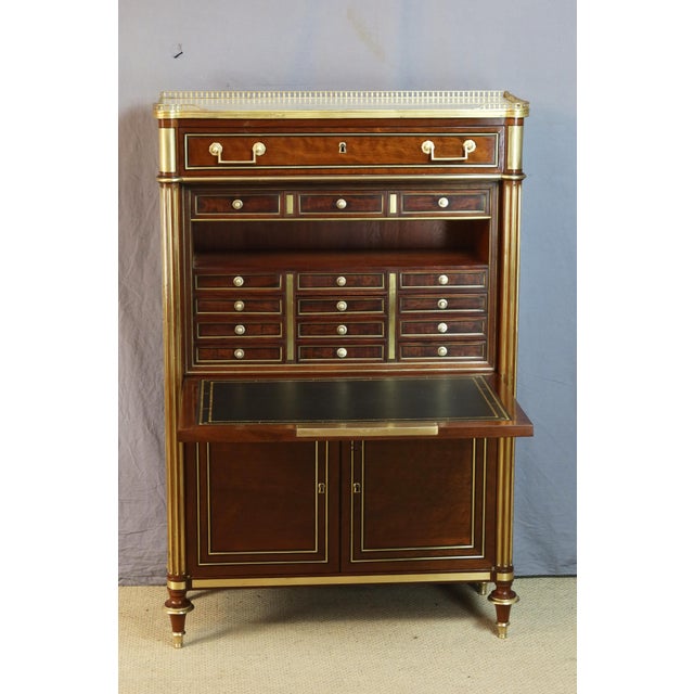 Louis XVI Mahogany Secretary For Sale - Image 12 of 15