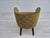 Vintage Danish Lounge Chair in Green Furniture Fabric, 1950s For Sale - Image 18 of 18