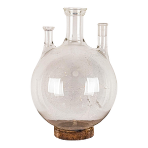 Vintage Pyrex Three-Neck Round Bottom Boiling Flask