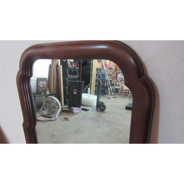 Henkel Harris Mahogany Designer Mirror Dresser Wall For Sale - Image 6 of 7