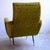 Green Vintage Armchair, Italy, 1950s For Sale - Image 8 of 18