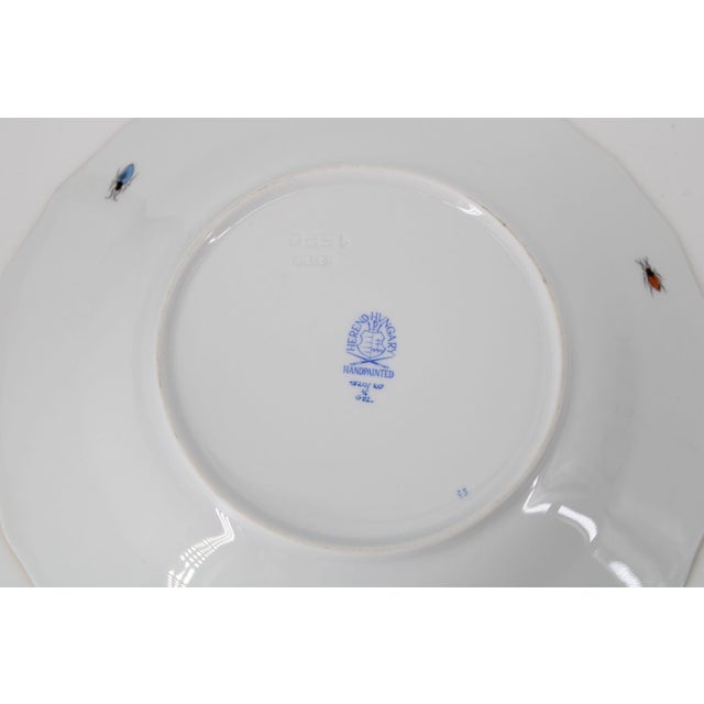 Asian Herend Rothchild Bird Rimmed Soup Bowl For Sale - Image 3 of 5