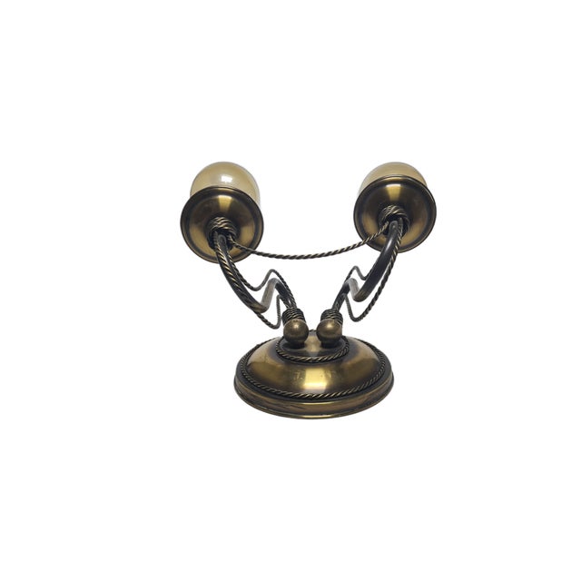 Art Nouveau Two-Armed Wall Lamp, Poland, 1970s For Sale - Image 6 of 18