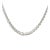 Carrera y Carrera Gold Triple Chain Necklace 18k White Oval Link For Sale