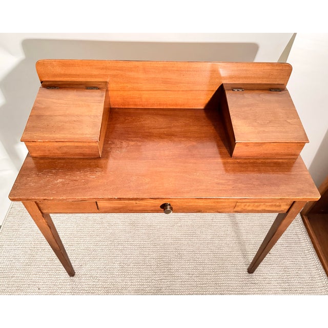 Lane Furniture 1980s Compact Writing Desk, Lane Furniture For Sale - Image 4 of 10
