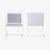 Mid-Century Modern Brno Flat-Bar Chairs in Dove Velvet, Lunar Gloss Frame For Sale - Image 3 of 10