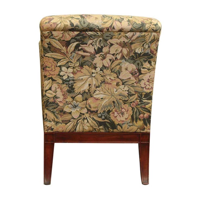 Floral Upholstered Arm Chairs Set of 3 Chairish