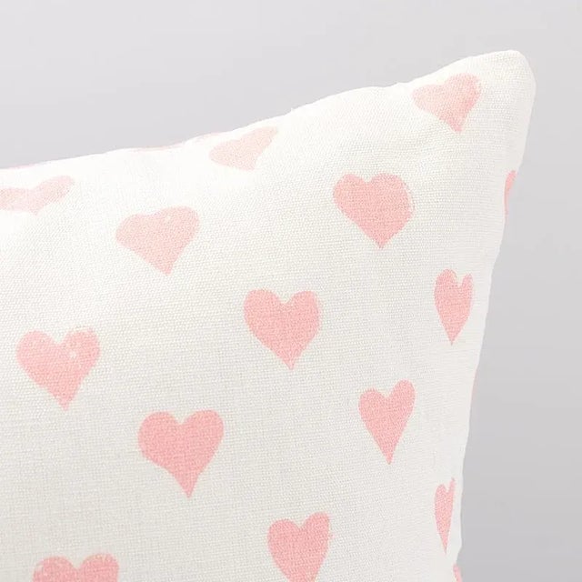 Schumacher Schumacher Hearts + Coffee Bean 18" Pillow For Sale - Image 4 of 5
