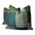 Peter Dunham "Collage" in Green/Gray 22" Pillows-a Pair For Sale