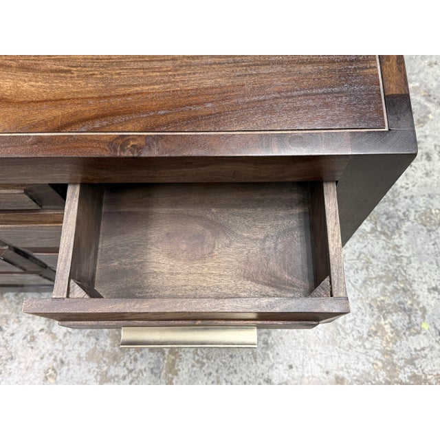 Sierra Living Concepts Sierra Nevada Rustic Dresser, Medium Espresso For Sale - Image 10 of 12