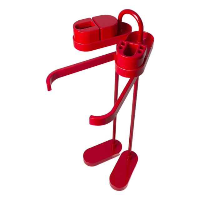 Vintagen Lucy Bathroom Assistant Valet by Metalplastica Luccese, 1980s For Sale