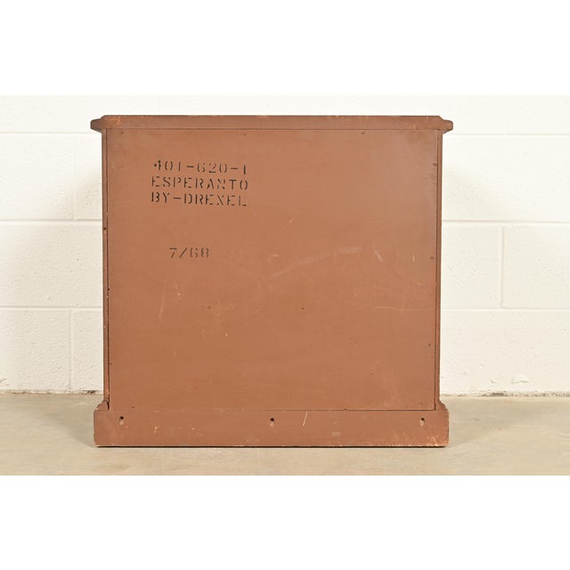 Drexel Spanish Colonial Carved Walnut Nightstand, 1960s For Sale - Image 15 of 18