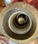 1920s Spanish Revival Brass and Marble Bridge Lamp For Sale - Image 11 of 12