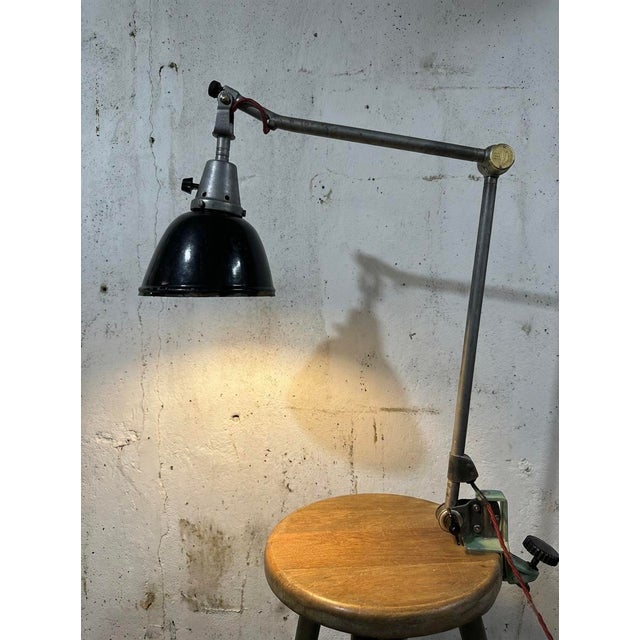 Metal Task Lamp by Curt Fischer for Midgard, 1940s For Sale - Image 7 of 11