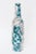 1960's Italian Glazed Ceramic Raymor, Gambone Style Vessel, Object or Sculpture Turquoise and White For Sale In Miami - Image 6 of 11