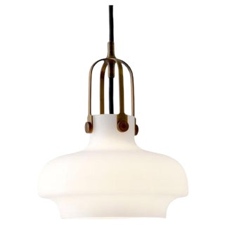 Sc6 Pendant Light in Opaline Glass For Sale