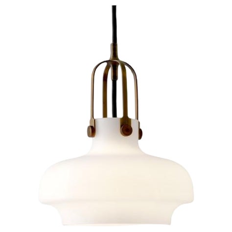 Sc6 Pendant Light in Opaline Glass For Sale