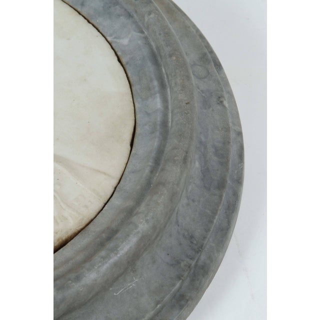 Late 18th Century 18th Century, Italian Marble Relief Portrait For Sale - Image 5 of 9