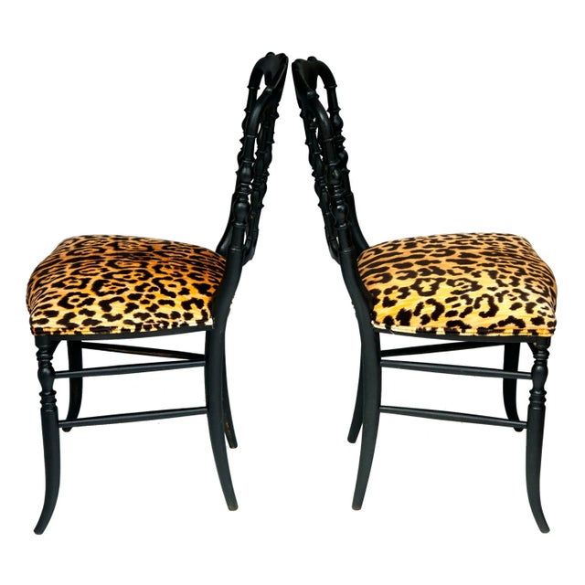 Antique French Charivari Chairs- a Pair For Sale - Image 4 of 7