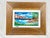 Vintage Hand Painted Framed Tile Landscape Paining For Sale - Image 9 of 9