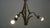 Antique Pendant Lamp with Gilt and Ornate Details and 3 Sockets For Sale - Image 3 of 8